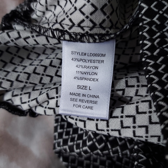 Ophelia Roe jaquard pant size L - Picture 5 of 6